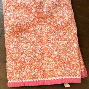 Nicole Miller Pink and Orange Comforter
